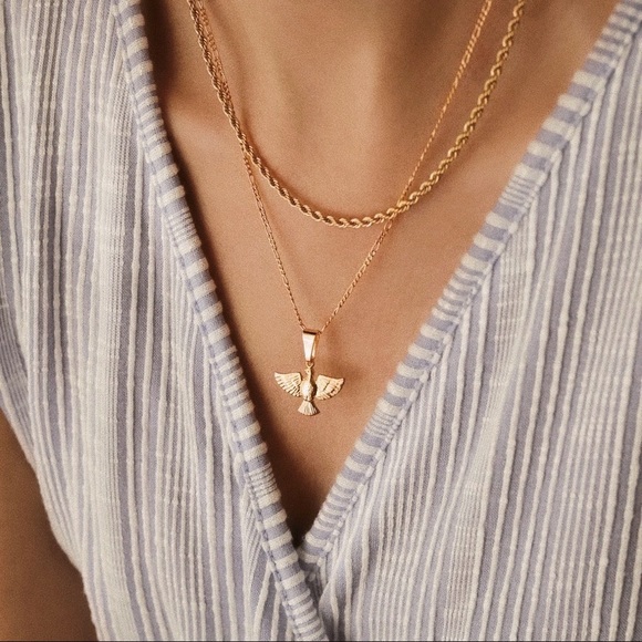 Dove Spirit Necklace | 18k Gold Filled - Picture 2 of 6
